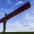 The impressive steel statue 'Angel of the North'