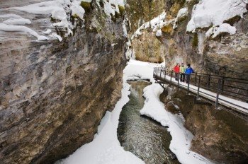 The canyon is also worth a visit during winter