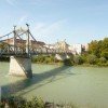 Laufen: bridge over river Salzach