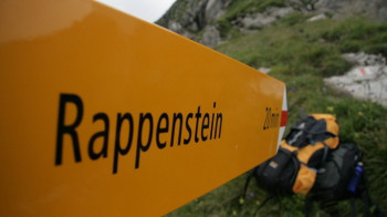 The trail around Rappenstein is recommended for advanced hikers.
