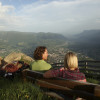 Overlooking the southern side of the Texel group (Gruppo di Tessa) in the Etschtal valley (Val d'Adige)