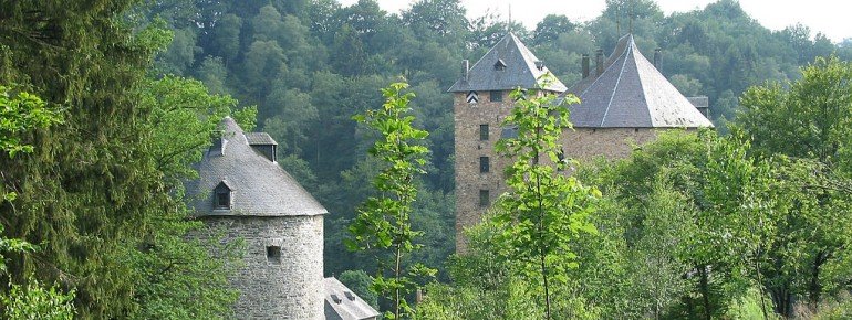 View of Castle Reinhardstein.