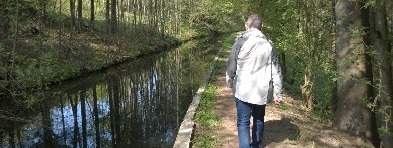Hike along Osterbach channel.