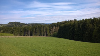 Enjoy the view of the mountains at the Bavarian Forest.