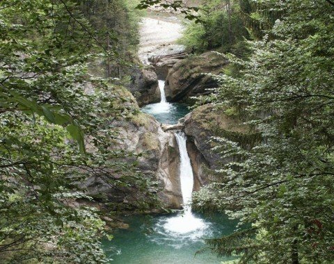 Natural spectacle Buchenegg Waterfalls