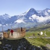 Hikers enjoy a dreamlike 360-degree view from the summit platform, which resembles a crown.