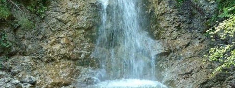 waterfall at Schleifmühlenklamm