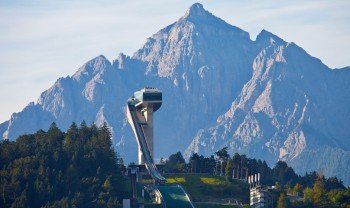 The 50 meter high ski jumping hill Bergisel
