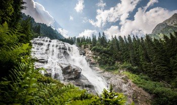 The Grawa waterfall is the widest waterfall in the eastern Alps.