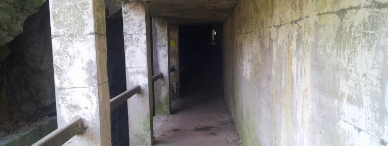 Passing the drift barrier is part of the hike.