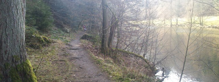 Further on along the river.