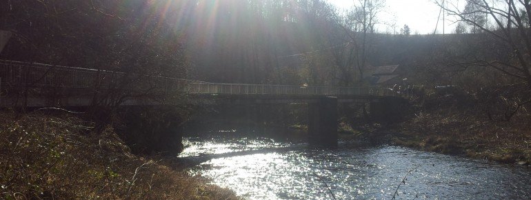 Back at Franz Stockbauer bridge.