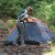 Between the stages, camping in nature provides restful breaks.