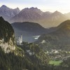 The Three Castles Loop near Füssen treats hikers to extraordinary views over the Allgäu foothills and the fairy-tale silhouette of Neuschwanstein Castle.