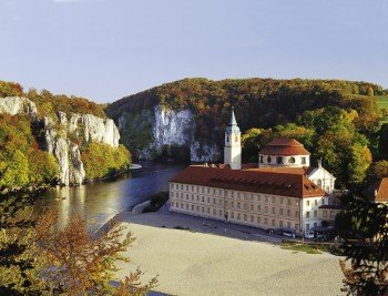 At the heart of this hike: Weltenburg Abbey.