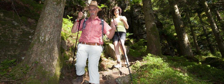 The descent is steep and narrow, which is why a safe step is required.