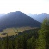 Der Blick über die Berge Österreichs
