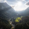 Gaistal im Sommer mit Gaistalalm