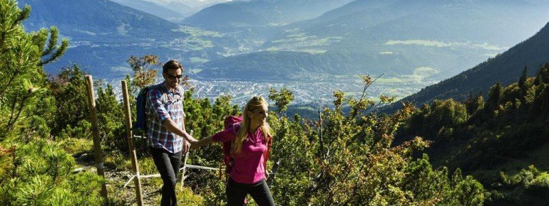 Nach der Stärkung in der Pfeishütte geht es auf dem gleichen Weg zurück zur Bergstation