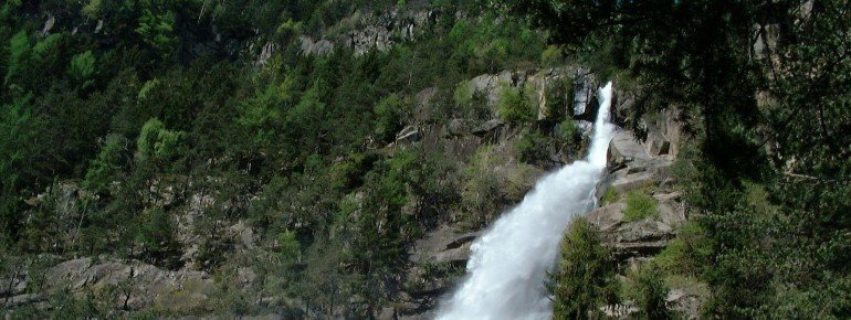 Beliebte Sehenswürdigkeit: die Barbianer Wasserfälle