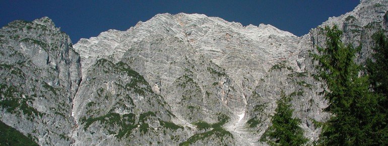 Einer der niedrigsten Gletscher Europas: der Birnbachgletscher.