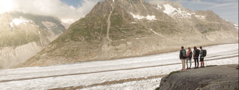 Rundwanderung vom Bettmerhorn via Märjelensee zur Bettmeralp
