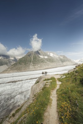 Rundwanderung vom Bettmerhorn via Märjelensee zur Bettmeralp