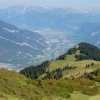 Aussicht von Brambrüesch ins Churer Rheintal