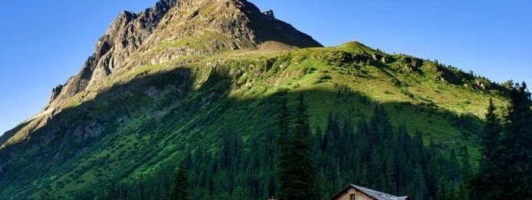 Die Konstanzer Hütte auf 1688 m