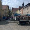 Das Ziel der Wanderung: Der Markplatz von Röhrnbach