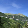 50 m lange Hängebrücke