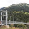 Österreichs längste Seilhängebrücke kurz vor Holzgau