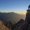 Der Aufstieg auf den 2233m hohen Grubigstein wird mit einem tollen Panorama belohnt.