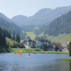 Der Ort Zauchensee liegt am gleichnamigen See.