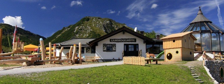 Die Gamskogelhütte markiert den Startpunkt der Gipfel-Tour.