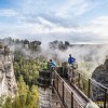 3.600 Höhenmeter - Der Wanderweg führt über viele Stufen und Leitern durch die Felsenwelt des Elbsandsteingebirges.
