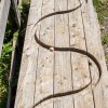 Die 35 Meter lange Holzkugelbahn.