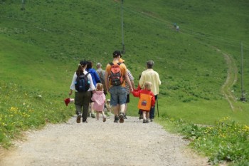 Die Wanderung lässt sich auch gut mit kleinen Kindern absolvieren.