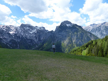 Einige Zeit mehr sollte für den Genuss des Panoramas inmitten des Karwendelgebirges eingeplant werden.