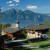 Das Dörfchen Wamberg mit fantastischem Bergpanorama