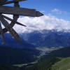 Vom Gipfelkreuz des Golfen hast du einen wunderschönen Blick auf die Dolomiten.