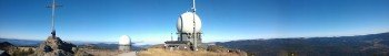 Gipfelpanorama inklusive NATO Radaranlage