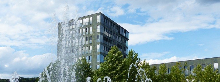 Im Klostergarten in der Neuen Mitte kannst du dich nach der Tour entspannen.