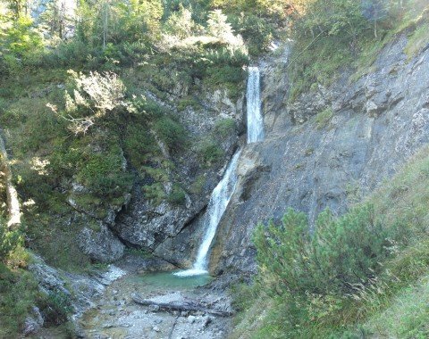 Wasserfall im Hinteren Kraxenbachtal