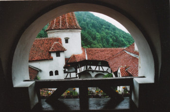 Innenhof von Schloss Bran