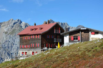 Die Kaltenberghütte auf 2089 m Höhe