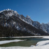 Der Toblacher See im Winter