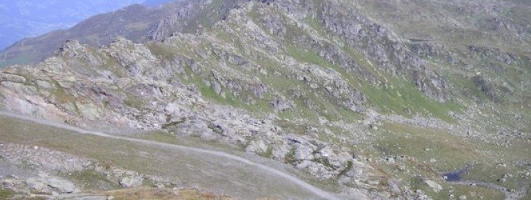 Aufstieg zum Bergrücken