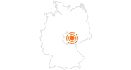 Ausflugsziel Dornburger Schlösser in Saale und Thüringer Schiefergebirge: Position auf der Karte