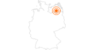 Webcam Waren (Müritz) on the Mecklenburgische Seenplatte : Position on map